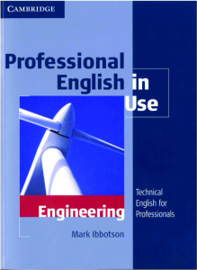 Professional English In Use - Engineering