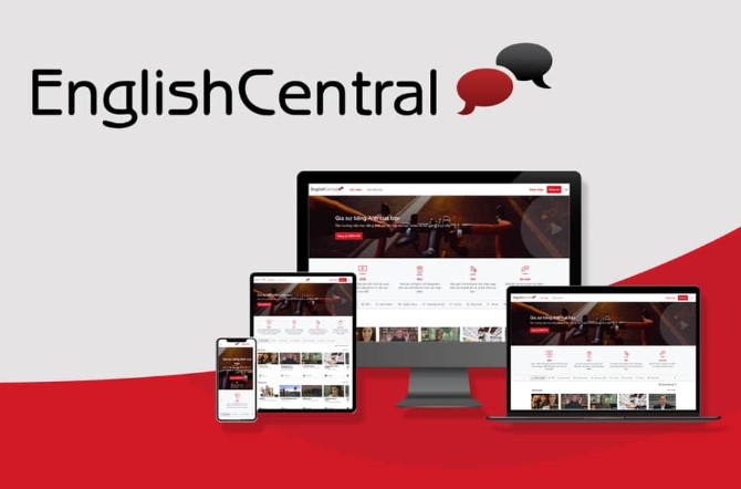 Phần mềm học tiếng Anh EnglishCentral